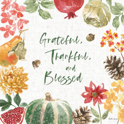 Harvest Bouquet II by Beth Grove. SKU 53776a. Archival Giclee Fine art print for wall decor.