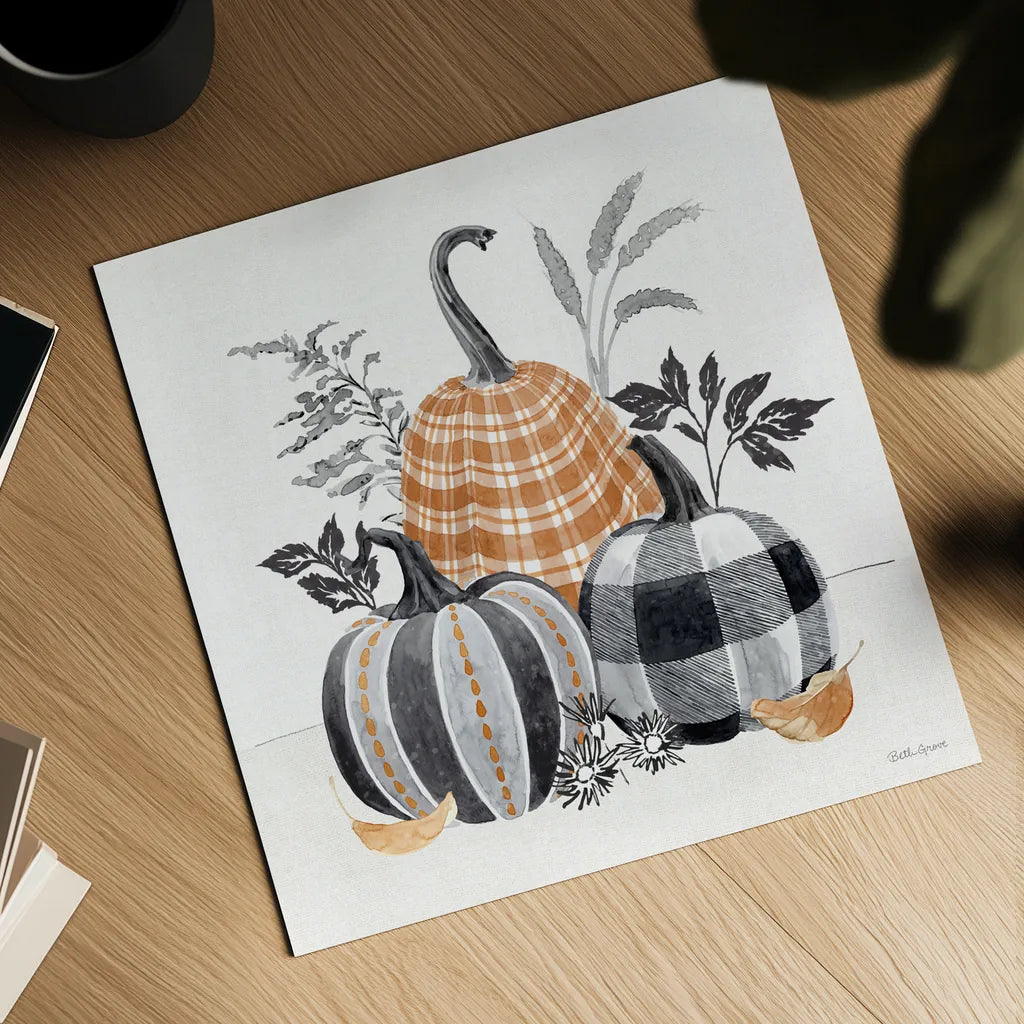 Harvest Classics III by Beth Grove. Shown as a detailed flat fine art print, highlighting archival giclee quality. Available as an archival giclee rolled canvas, fine art paper, or poster print. SKU 76738a.