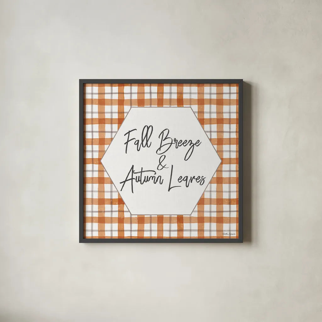 Harvest Classics VI by Beth Grove. Shown in a sleek black glass frame for a contemporary gallery look. Available as an archival giclee rolled canvas, fine art paper, or poster print. SKU 76741a.