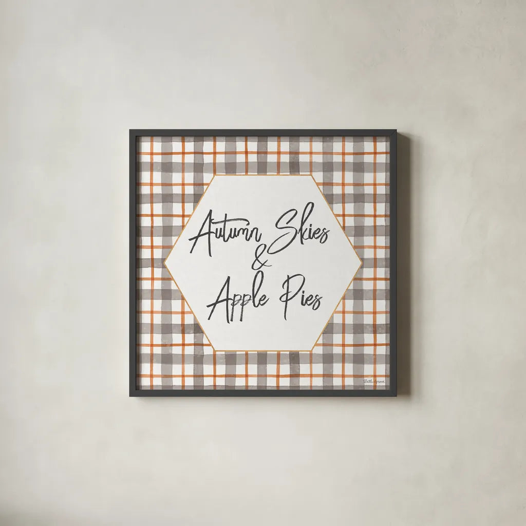 Harvest Classics VII by Beth Grove. Shown in a sleek black glass frame for a contemporary gallery look. Available as an archival giclee rolled canvas, fine art paper, or poster print. SKU 76742a.