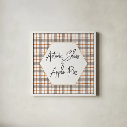 Harvest Classics VII by Beth Grove. Shown in a crisp white glass frame for a clean and minimalist style. Available as an archival giclee rolled canvas, fine art paper, or poster print. SKU 76742a.