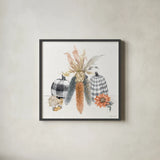Harvest Classics X by Beth Grove. Shown in a sleek black glass frame for a contemporary gallery look. Available as an archival giclee rolled canvas, fine art paper, or poster print. SKU 77558a.