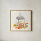 Harvest Wishes X by Beth Grove. Shown in a natural wood glass frame for a timeless modern aesthetic. Available as an archival giclee rolled canvas, fine art paper, or poster print. SKU 105053a.