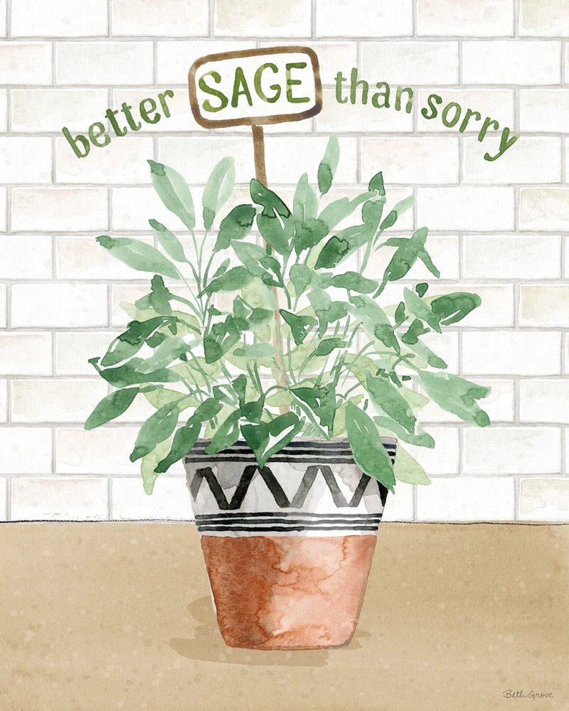 Herb Garden V by Beth Grove