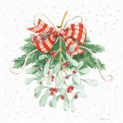 Holiday Bows I by Beth Grove. SKU 100093a. Archival Giclee Fine art print for wall decor.