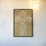 Holiday Cross III by Beth Grove. shown as a paper print in a black flame. Available as a archival giclee rolled canvas, fine art paper, or poster print. SKU 29187h.