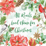 Holiday Flora II by Beth Grove. SKU 52211a. Archival Giclee Fine art print for wall decor.