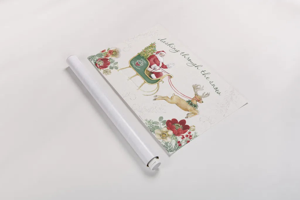 Holiday Traditions I by Beth Grove. shown as a rolled paper print. Available as archival giclee rolled canvas, fine art paper, or poster print. SKU 86429i.