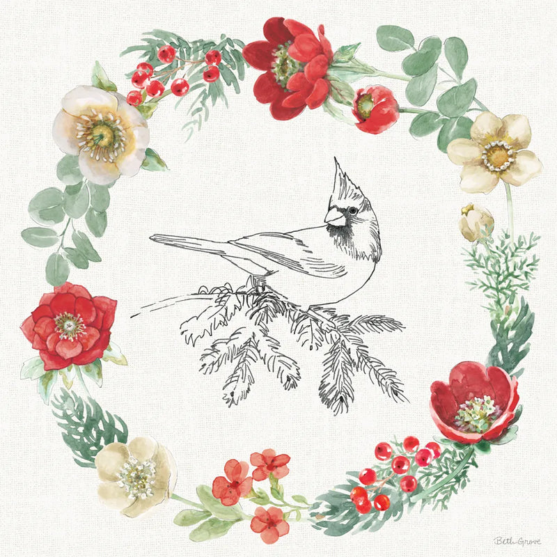 Holiday Traditions VI by Beth Grove. SKU 86434a. Archival Giclee Fine art print for wall decor.