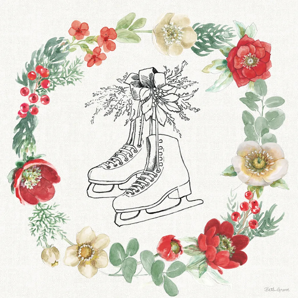 Holiday Traditions VII by Beth Grove. SKU 86435a. Archival Giclee Fine art print for wall decor.