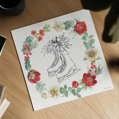 Holiday Traditions VII by Beth Grove. Shown as a detailed flat fine art print, highlighting archival giclee quality. Available as an archival giclee rolled canvas, fine art paper, or poster print. SKU 86435a.