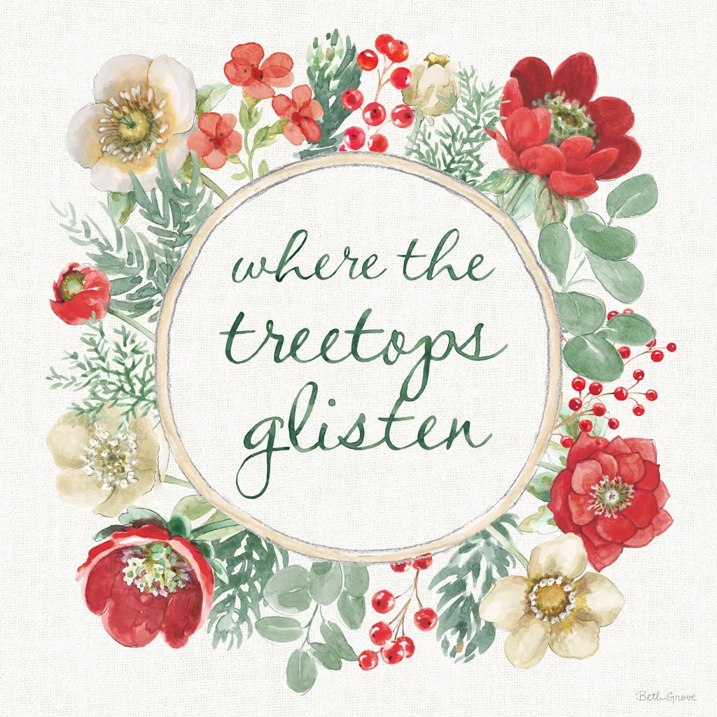 Holiday Traditions X by Beth Grove. SKU 86438a. Archival Giclee Fine art print for wall decor.