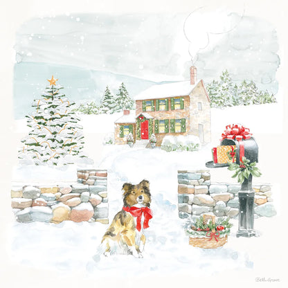 Home For The Holidays II by Beth Grove. SKU 81706a. Archival Giclee Fine art print for wall decor.