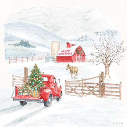 Home For The Holidays IV by Beth Grove. SKU 81708a. Archival Giclee Fine art print for wall decor.