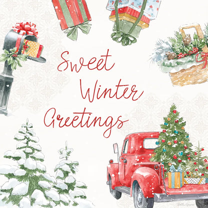 Home For The Holidays VII by Beth Grove. SKU 81711a. Archival Giclee Fine art print for wall decor.