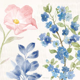 Indigo Petals II by Beth Grove. SKU 78054a. Archival Giclee Fine art print for wall decor.