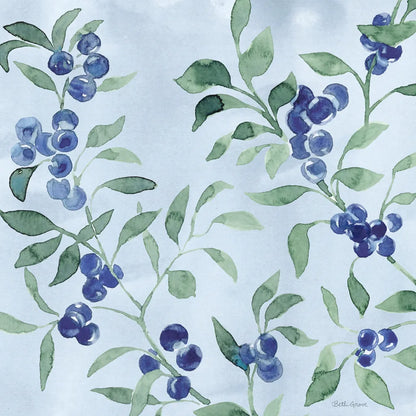 Indigo Petals VII by Beth Grove. SKU 78059a. Archival Giclee Fine art print for wall decor.
