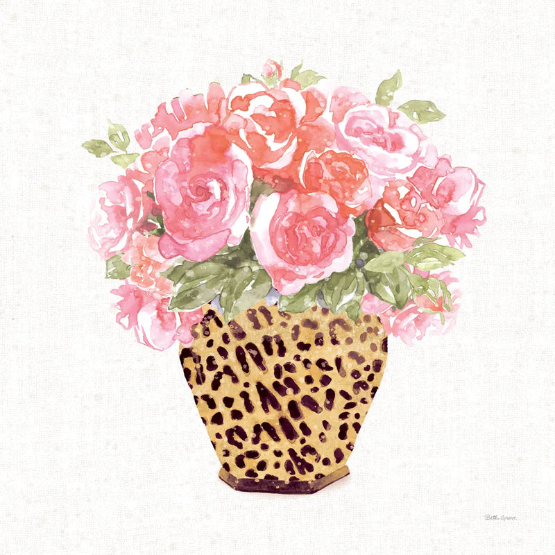 Luxe Bouquet II by Beth Grove. SKU 69012a. Archival Giclee Fine art print for wall decor.