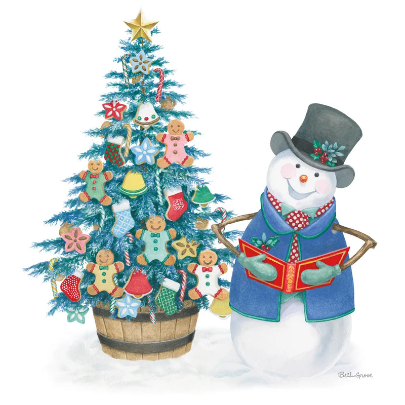 Main Street Christmas IX by Beth Grove. SKU 44455a. Archival Giclee Fine art print for wall decor.