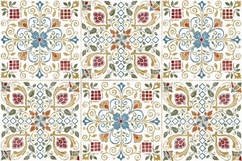 Mediterranean Motif I by Beth Grove. SKU 77507i. Archival Giclee Fine art print for wall decor.