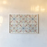 Mediterranean Motif I by Beth Grove. shown as a paper print in a white frame. Available as a archival giclee rolled canvas, fine art paper, or poster print. SKU 77507i.
