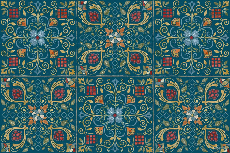 Mediterranean Motif I Color by Beth Grove. SKU 77519i. Archival Giclee Fine art print for wall decor.