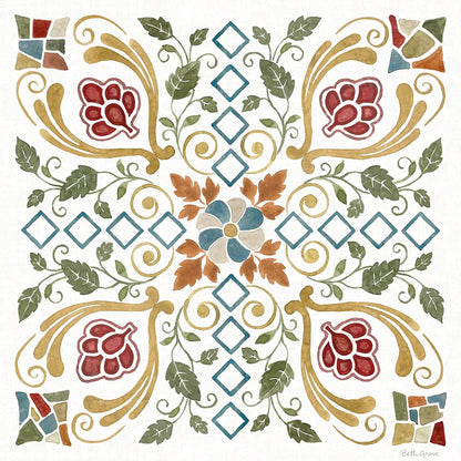 Mediterranean Motif V by Beth Grove. SKU 77511a. Archival Giclee Fine art print for wall decor.
