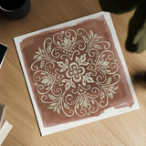 Mediterranean Motif VII Neutral by Beth Grove. Shown as a detailed flat fine art print, highlighting archival giclee quality. Available as an archival giclee rolled canvas, fine art paper, or poster print. SKU 97370a.