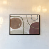 Mediterranean Motif X by Beth Grove. shown as a paper print in a black flame. Available as a archival giclee rolled canvas, fine art paper, or poster print. SKU 77516i.