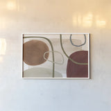 Mediterranean Motif X by Beth Grove. shown as a paper print in a white frame. Available as a archival giclee rolled canvas, fine art paper, or poster print. SKU 77516i.