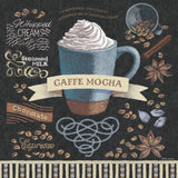 Mocha Square by Beth Grove. SKU 19891a. Archival Giclee Fine art print for wall decor.