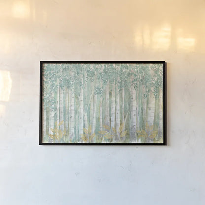 Natures Leaves I by Beth Grove. shown as a paper print in a black flame. Available as a archival giclee rolled canvas, fine art paper, or poster print. SKU 56069i.