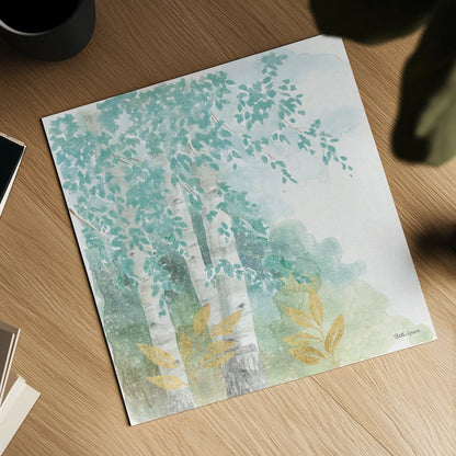 Natures Leaves II by Beth Grove. Shown as a detailed flat fine art print, highlighting archival giclee quality. Available as an archival giclee rolled canvas, fine art paper, or poster print. SKU 56070a.