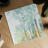 Natures Leaves III by Beth Grove. Shown as a detailed flat fine art print, highlighting archival giclee quality. Available as an archival giclee rolled canvas, fine art paper, or poster print. SKU 56071a.