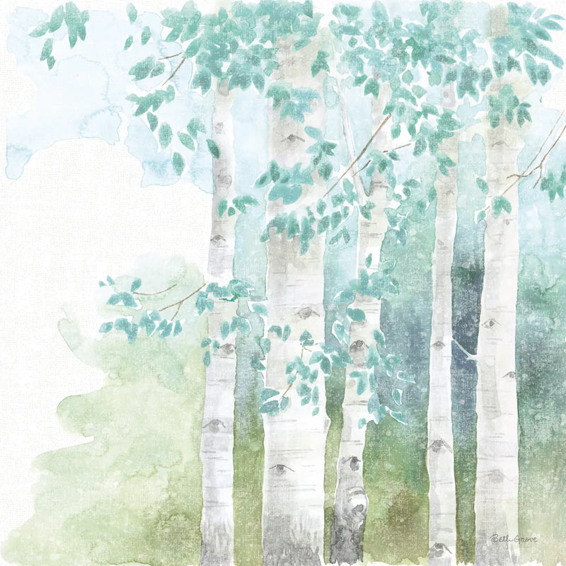 Natures Leaves III No Gold by Beth Grove. SKU 61597a. Archival Giclee Fine art print for wall decor.