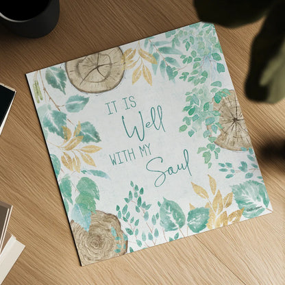 Natures Leaves IV by Beth Grove. Shown as a detailed flat fine art print, highlighting archival giclee quality. Available as an archival giclee rolled canvas, fine art paper, or poster print. SKU 56072a.