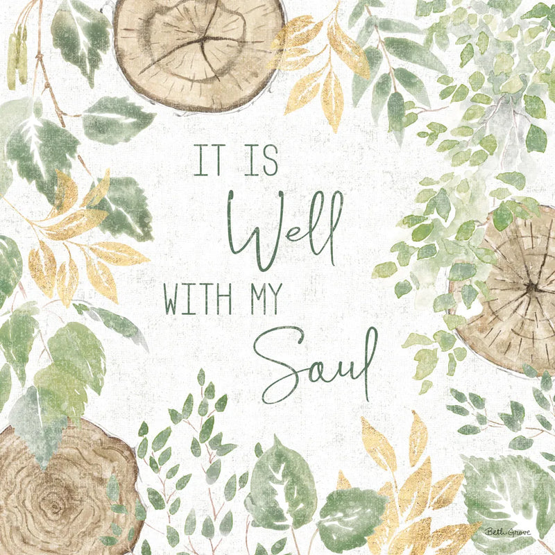 Natures Leaves IV Sage by Beth Grove. SKU 71495a. Archival Giclee Fine art print for wall decor.