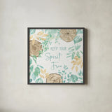 Natures Leaves V by Beth Grove. Shown in a sleek black glass frame for a contemporary gallery look. Available as an archival giclee rolled canvas, fine art paper, or poster print. SKU 56073a.