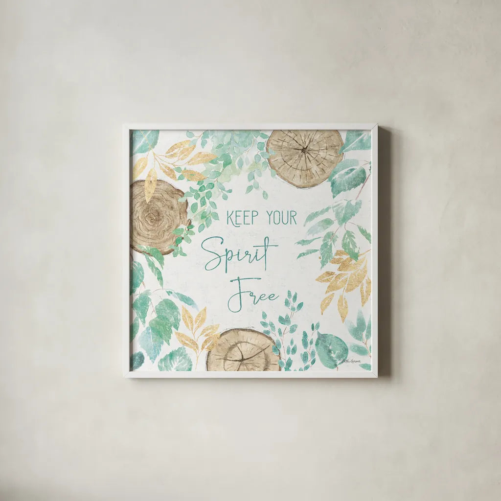 Natures Leaves V by Beth Grove. Shown in a crisp white glass frame for a clean and minimalist style. Available as an archival giclee rolled canvas, fine art paper, or poster print. SKU 56073a.