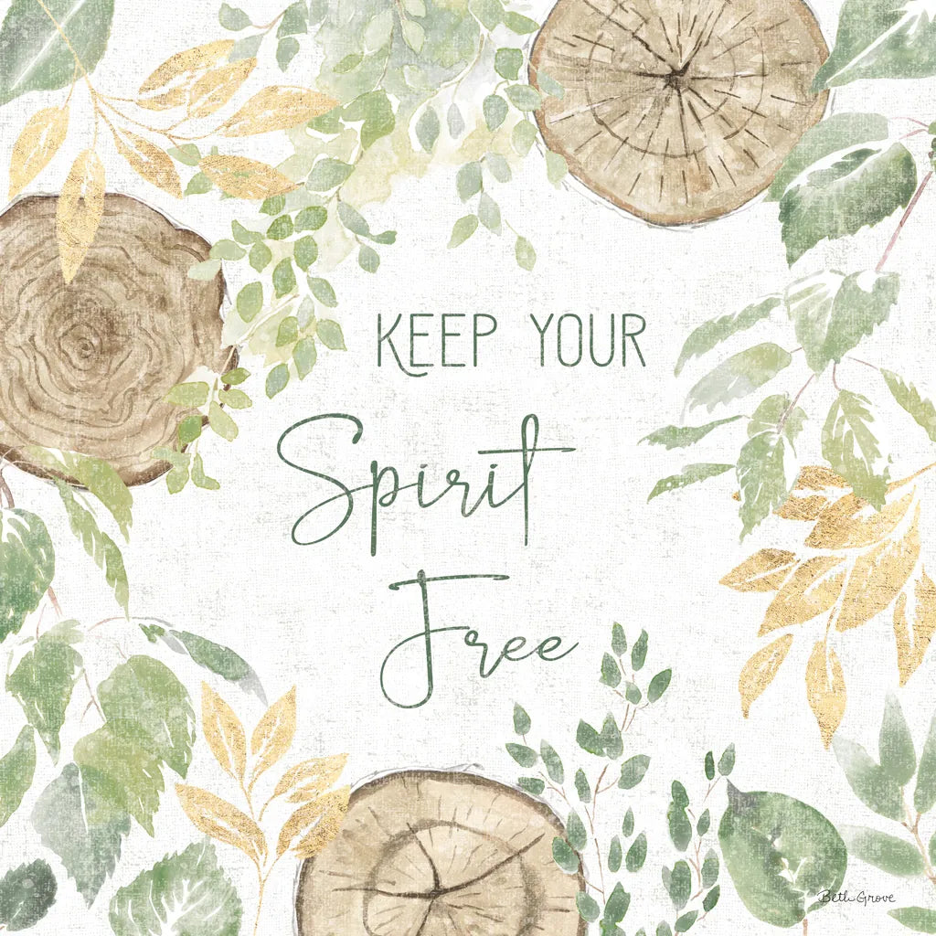 Natures Leaves V Sage by Beth Grove. SKU 71496a. Archival Giclee Fine art print for wall decor.