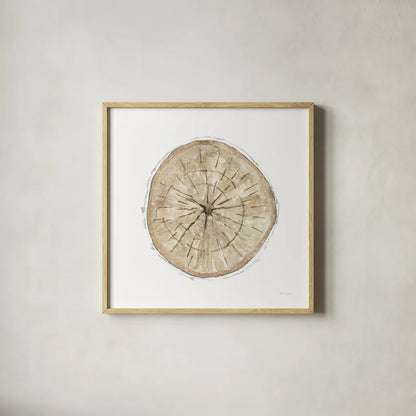 Natures Leaves VI by Beth Grove. Shown in a natural wood glass frame for a timeless modern aesthetic. Available as an archival giclee rolled canvas, fine art paper, or poster print. SKU 60641a.