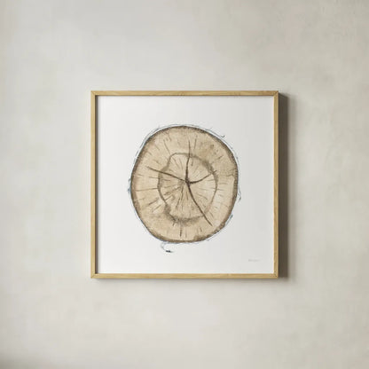 Natures Leaves VII by Beth Grove. Shown in a natural wood glass frame for a timeless modern aesthetic. Available as an archival giclee rolled canvas, fine art paper, or poster print. SKU 60642a.