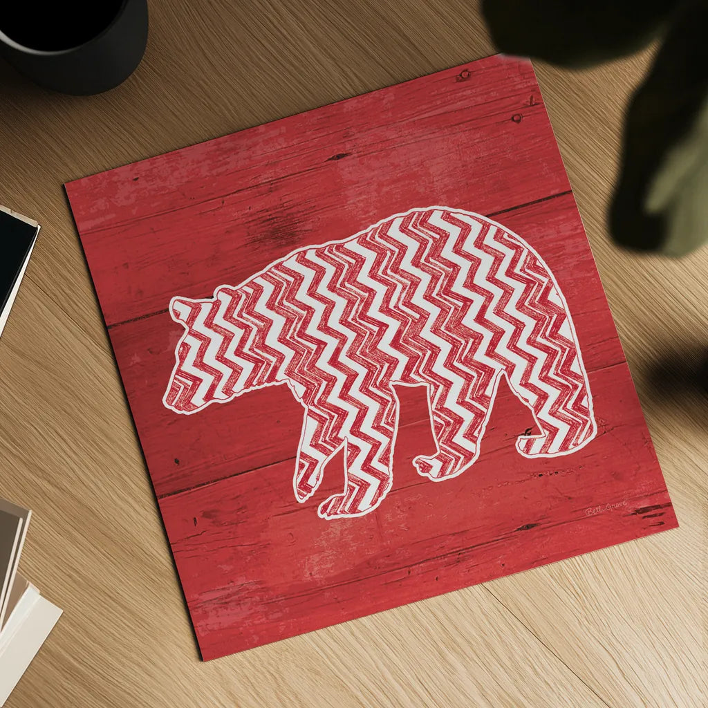 Nordic Holiday X by Beth Grove. Shown as a detailed flat fine art print, highlighting archival giclee quality. Available as an archival giclee rolled canvas, fine art paper, or poster print. SKU 33878a.