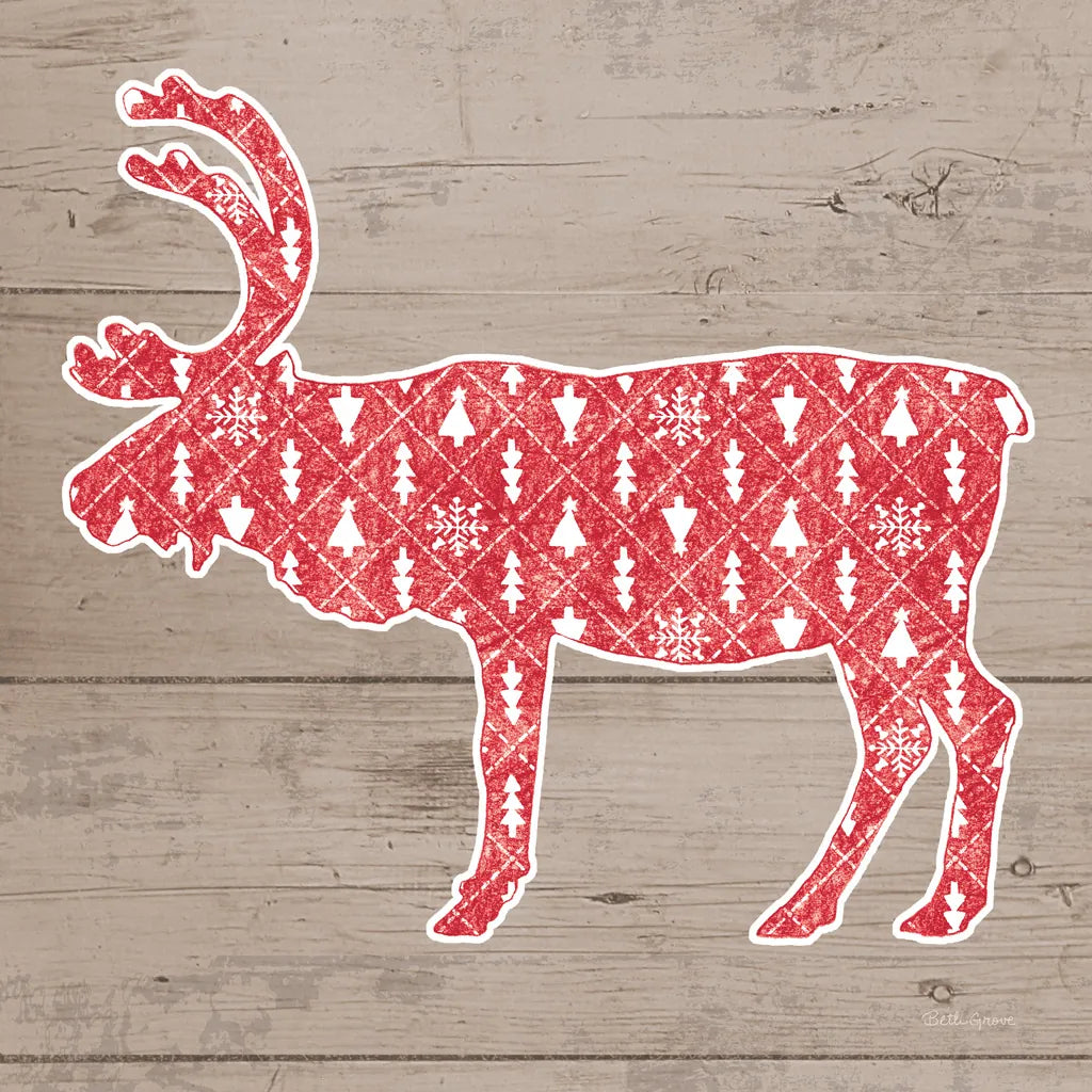 Nordic Holiday XII by Beth Grove. SKU 33880a. Archival Giclee Fine art print for wall decor.