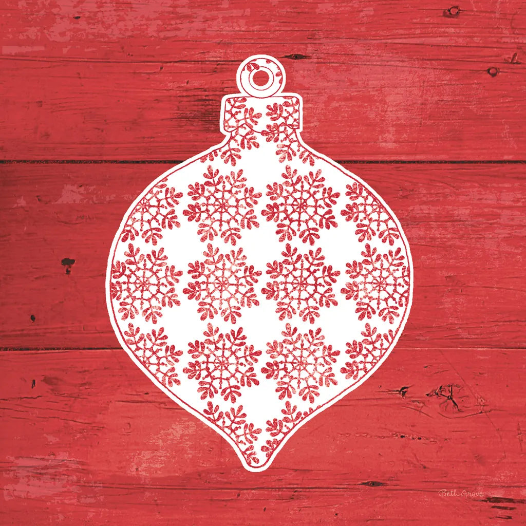 Nordic Holiday XIV by Beth Grove. SKU 33882a. Archival Giclee Fine art print for wall decor.