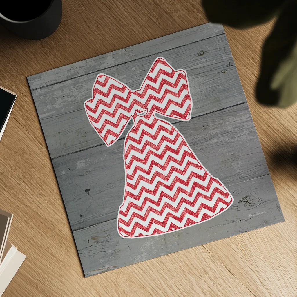 Nordic Holiday XV by Beth Grove. Shown as a detailed flat fine art print, highlighting archival giclee quality. Available as an archival giclee rolled canvas, fine art paper, or poster print. SKU 33883a.