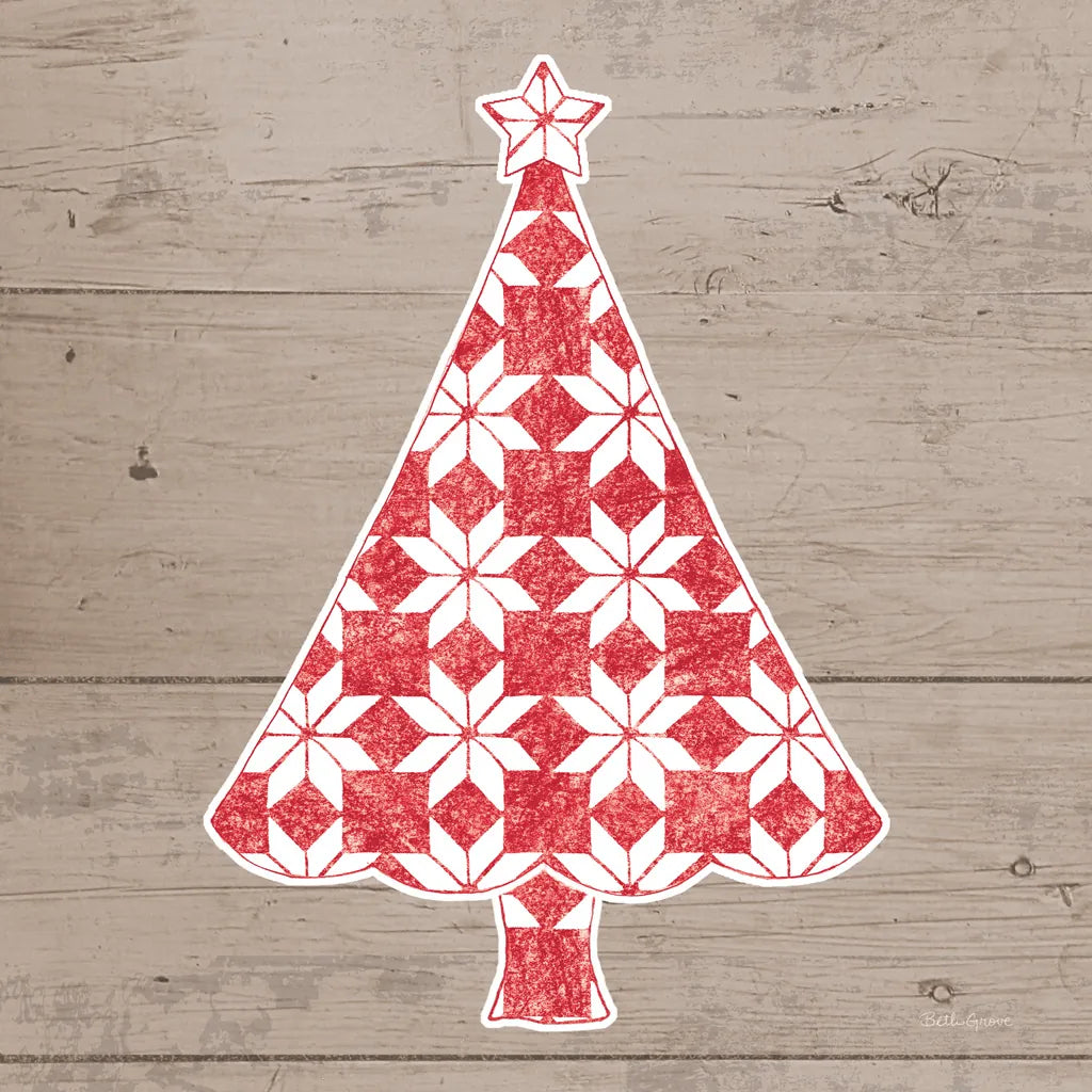 Nordic Holiday XVI by Beth Grove. SKU 33884a. Archival Giclee Fine art print for wall decor.