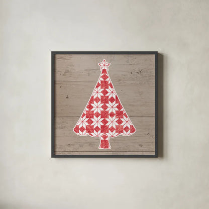 Nordic Holiday XVI by Beth Grove. Shown in a sleek black glass frame for a contemporary gallery look. Available as an archival giclee rolled canvas, fine art paper, or poster print. SKU 33884a.