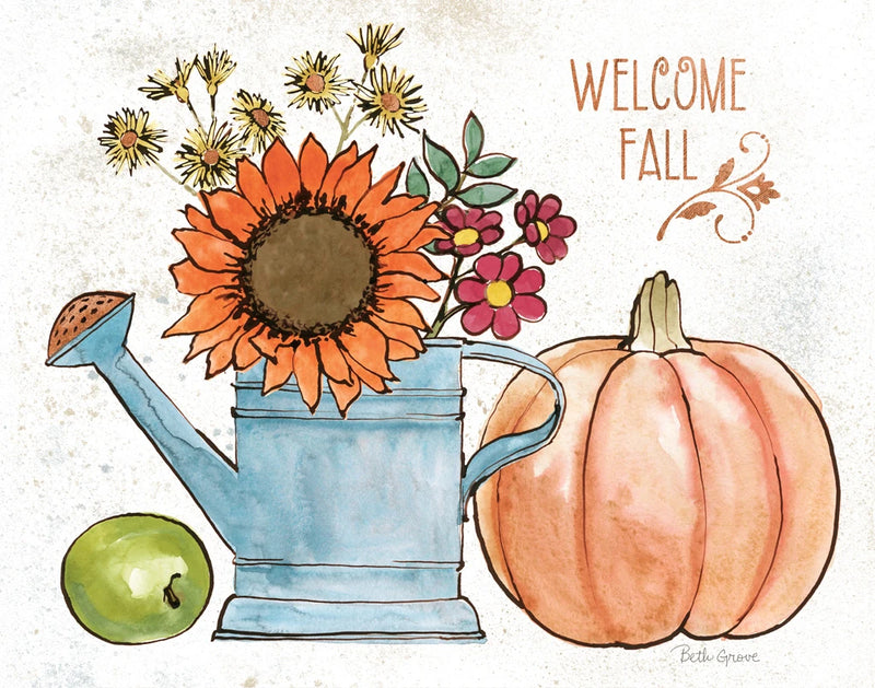 October Garden II by Beth Grove