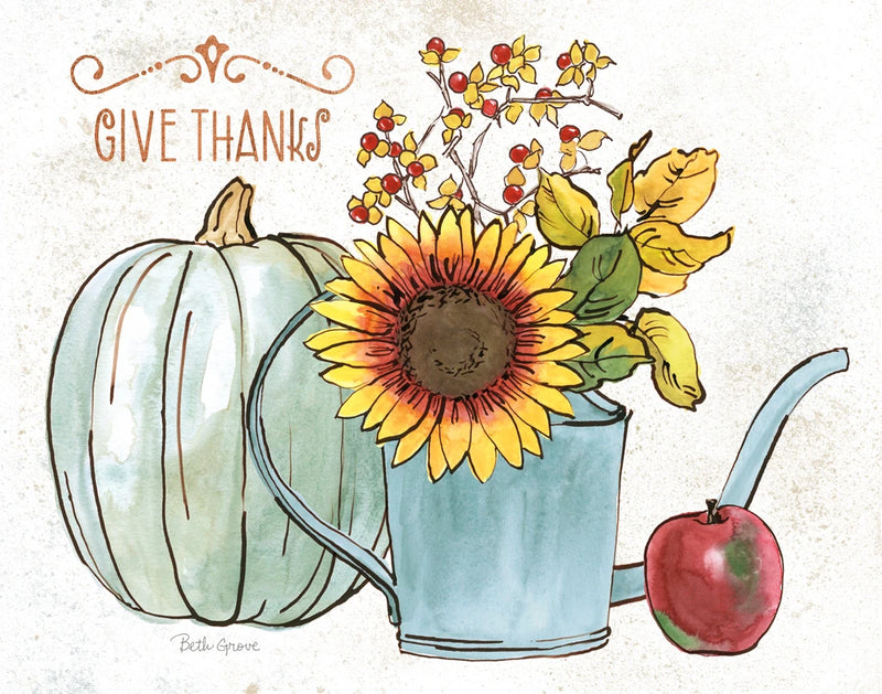 October Garden III by Beth Grove